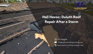 Hail Havoc Duluth Roof Repair After a Storm