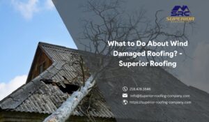 Wind Damaged Roofing