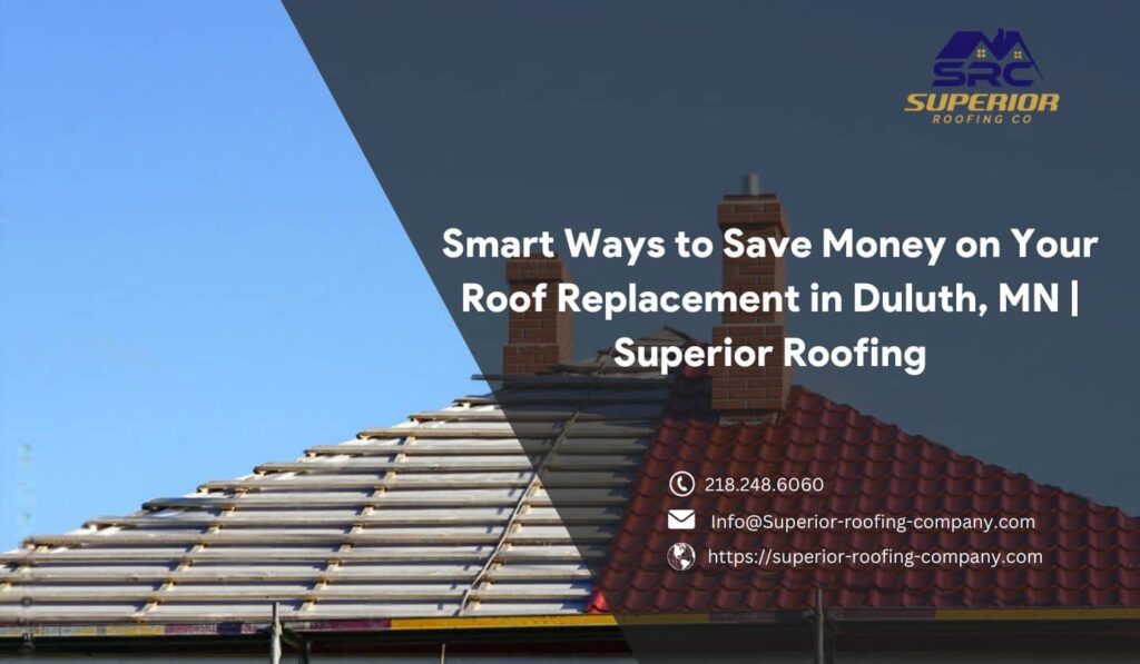 Home in Duluth, MN with cost-saving roof replacement by Superior Roofing Company