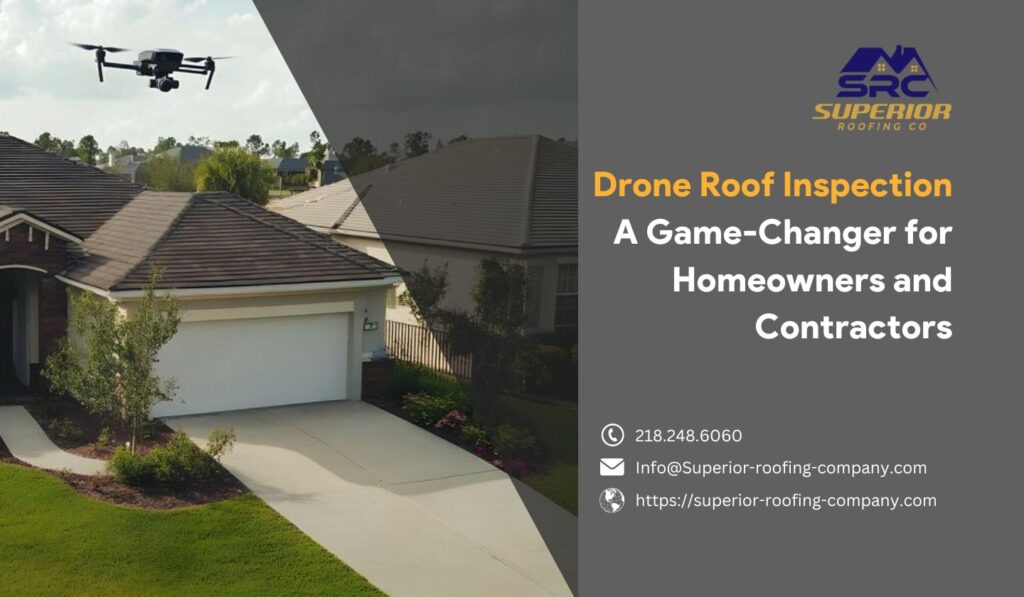 Drone Roof Inspection - Superior Roofing Company Duluth