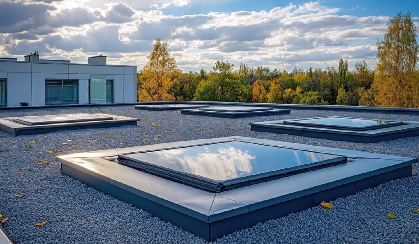 Flat Roof Skylight - Superior Roofing Company