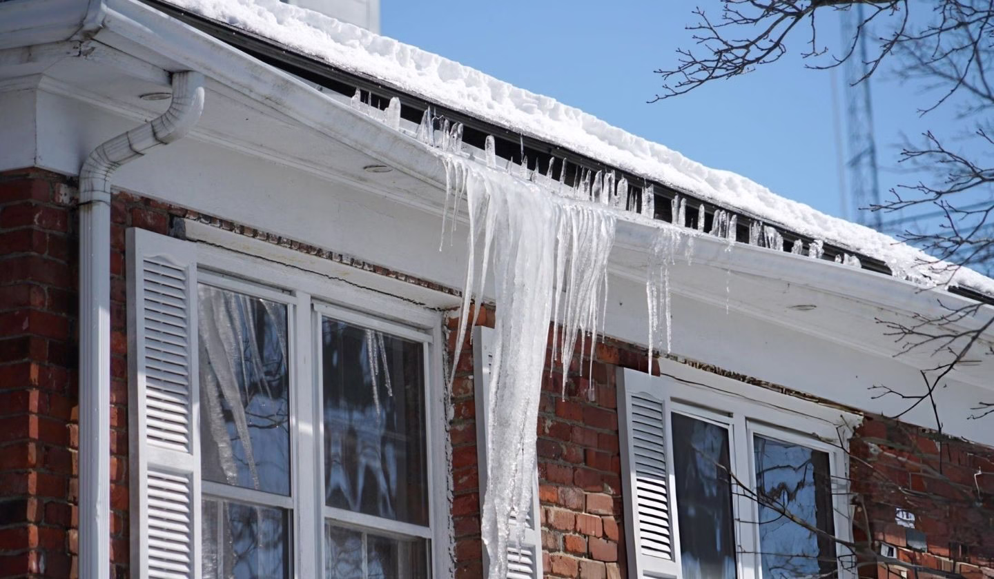 Roof Flashing and Gutter Damage Cold Weather - Superior Roofing Company