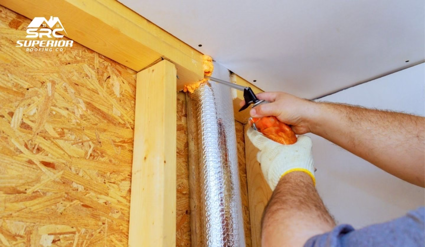 Foam Insulation to Vent Pipe - Superior Roofing Company