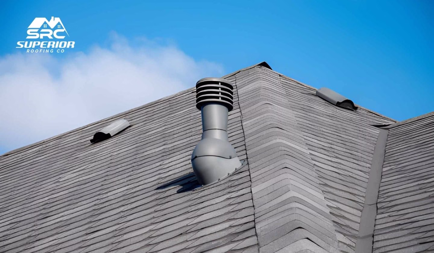 Shingles Air Ventilation Chimney - Superior Roofing Company